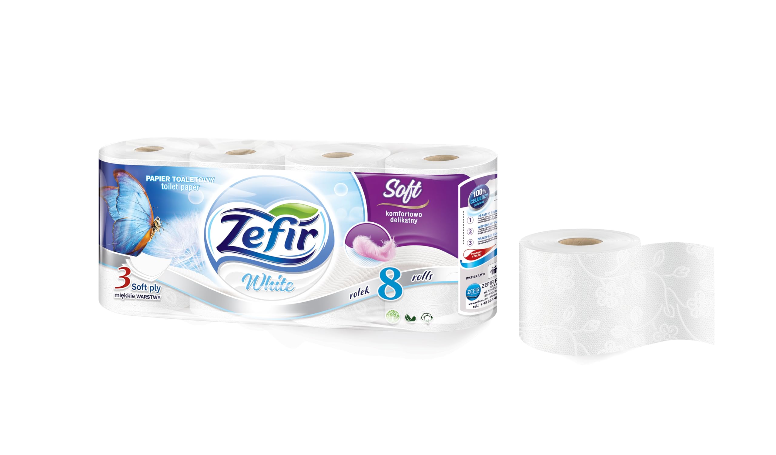 Livette 128 Rollen Toilettenpapier 157 Blatt, Klopapier, WC-Papier 3 lagig DELUXE Weiß