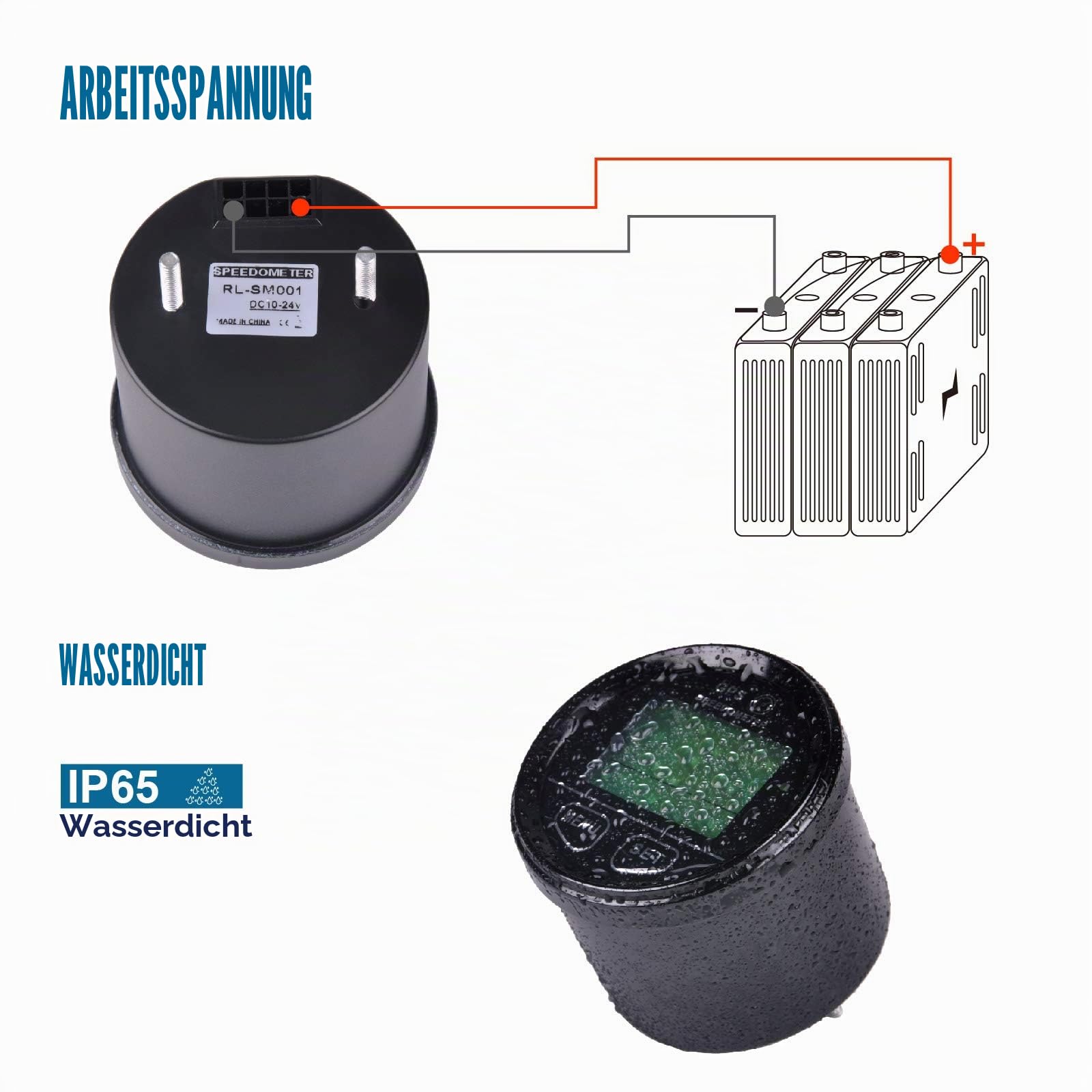 Runleader Digitaler Tachometer Mit GPS RL-SM001