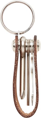 Miniatura 3 de Fix Manufacturing Surf Cloak Llavero herramienta combinada de cuero con abridor de botellas, Beige Bronceado