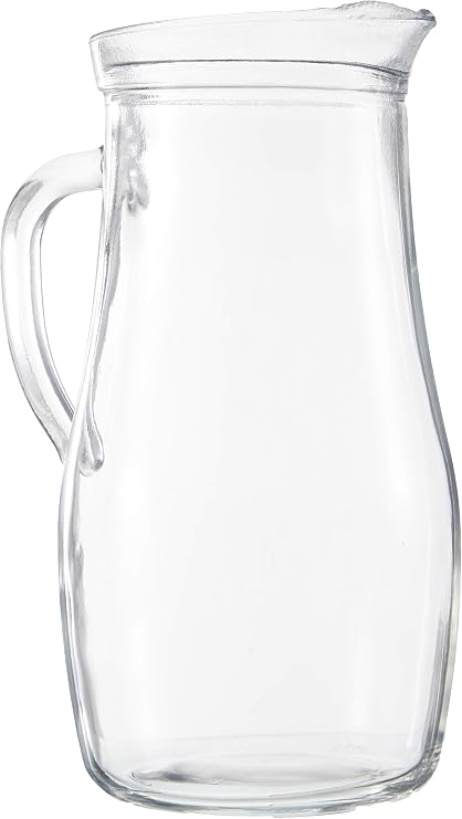 Lav Misket Tekli Sürahi, 1.8 L Hacim, Cam, Beyaz