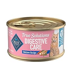 Blue Buffalo True Solutions Digestive Care Wet Cat Food for Adult Cats, Made with Natural Ingredients, Chicken, 3-oz. Cans (24 Count)