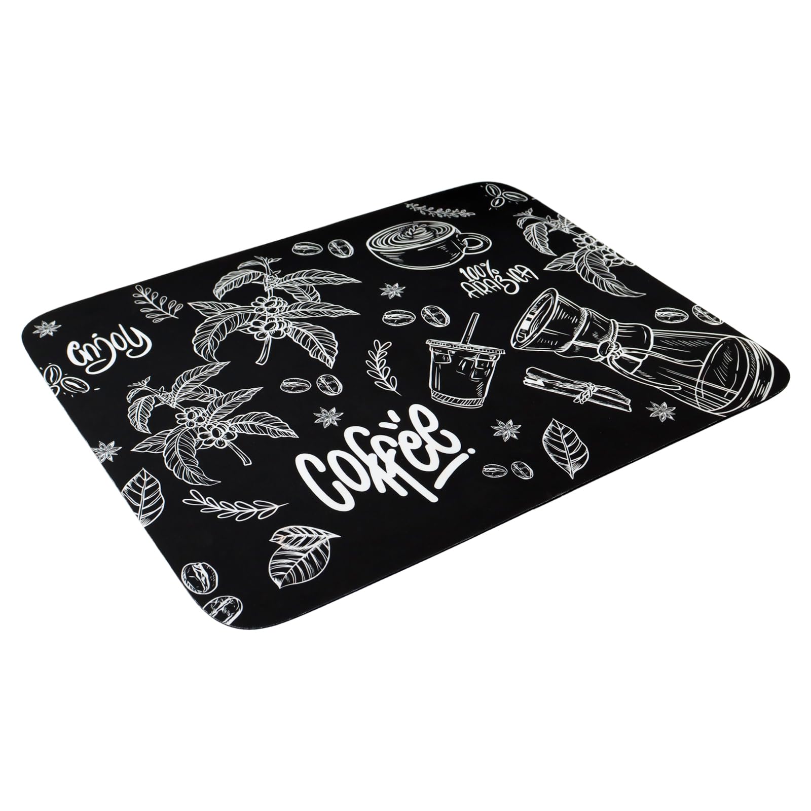 DBOO Heat Resistant Mat 60 x 50 cm Large Kitchen Countertop Protector Mats Non-Slip Mats for Air Fryer Site on, Coffee Maker, Stand Mixer