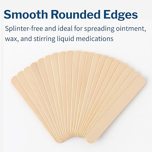 Miniatura 3 de McKesson Depresores de lengua 5000 unidades Tamaño junior, no estériles, madera, sin sabor, sin astillas, 5.5 pulgadas, uso para medicina, artes,