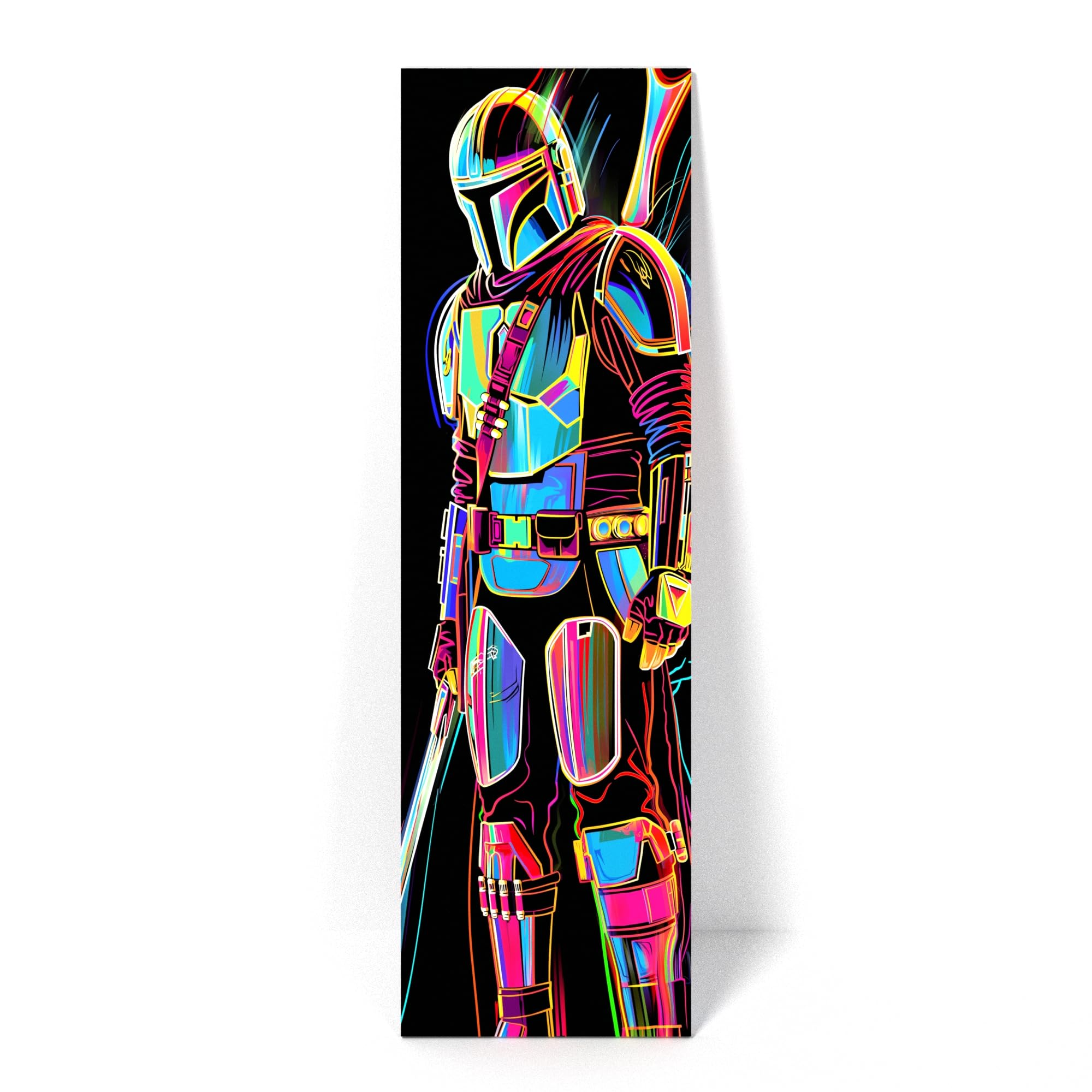 AttoPlate® Tall Art Frame | MAGNETIC & SLEEK | NEON MANDO Painting | Home and Office Decoration For Wall