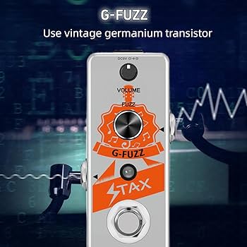 Amazon.com: Stax Analog Fuzz Effect Guitar Pedal,G-Fuzz