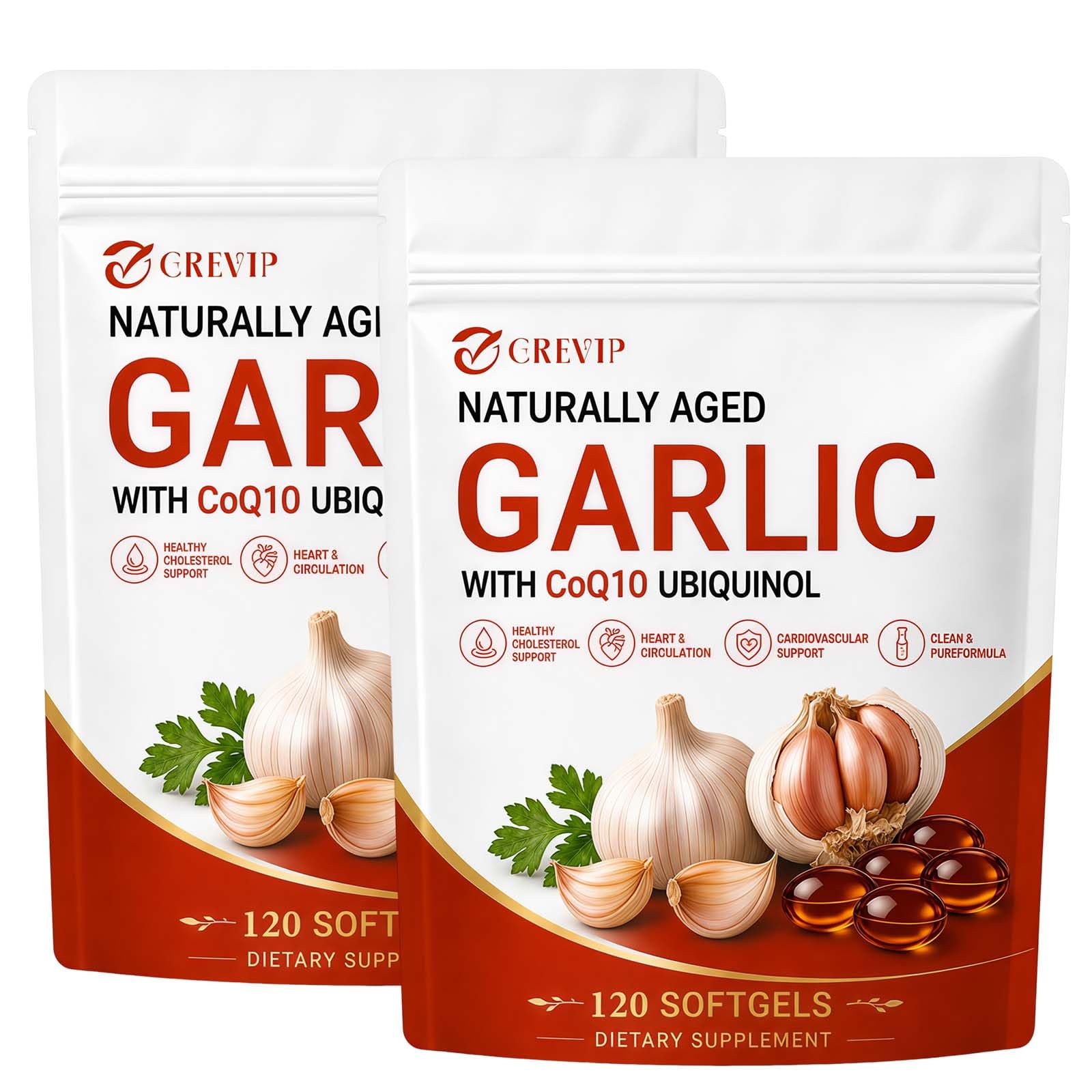 Aged Odorless Garlic Extract Softgels Natural Aged Garlic Supplements 120Ct — Amazon image 9
