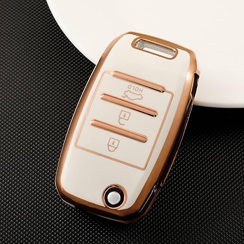 TPU Car Flip Key Case Cover Shell, for KIA Rio 3 K2 Ceed Cerato K3 K5 Sorento Sportage Soul K4 Picanto Optima Forte Stinger