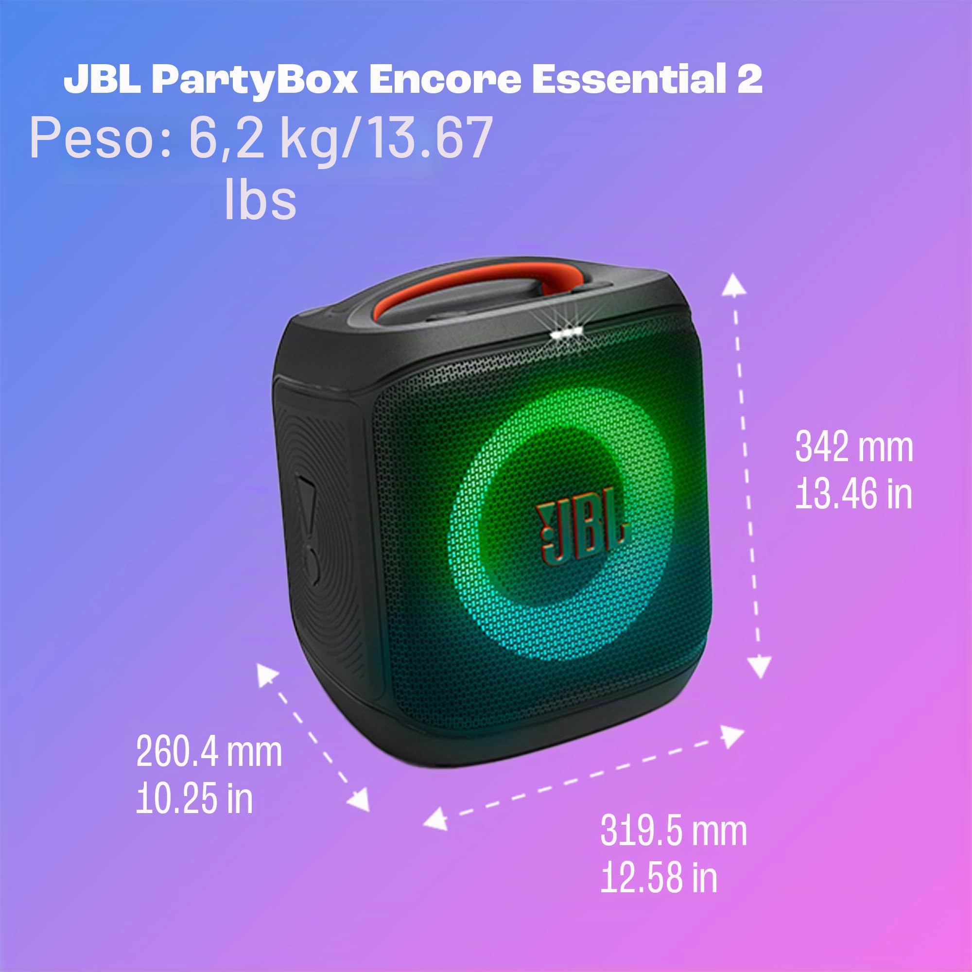 JBL PartyBox Encore Essential 2 Altavoz Portátil Negro