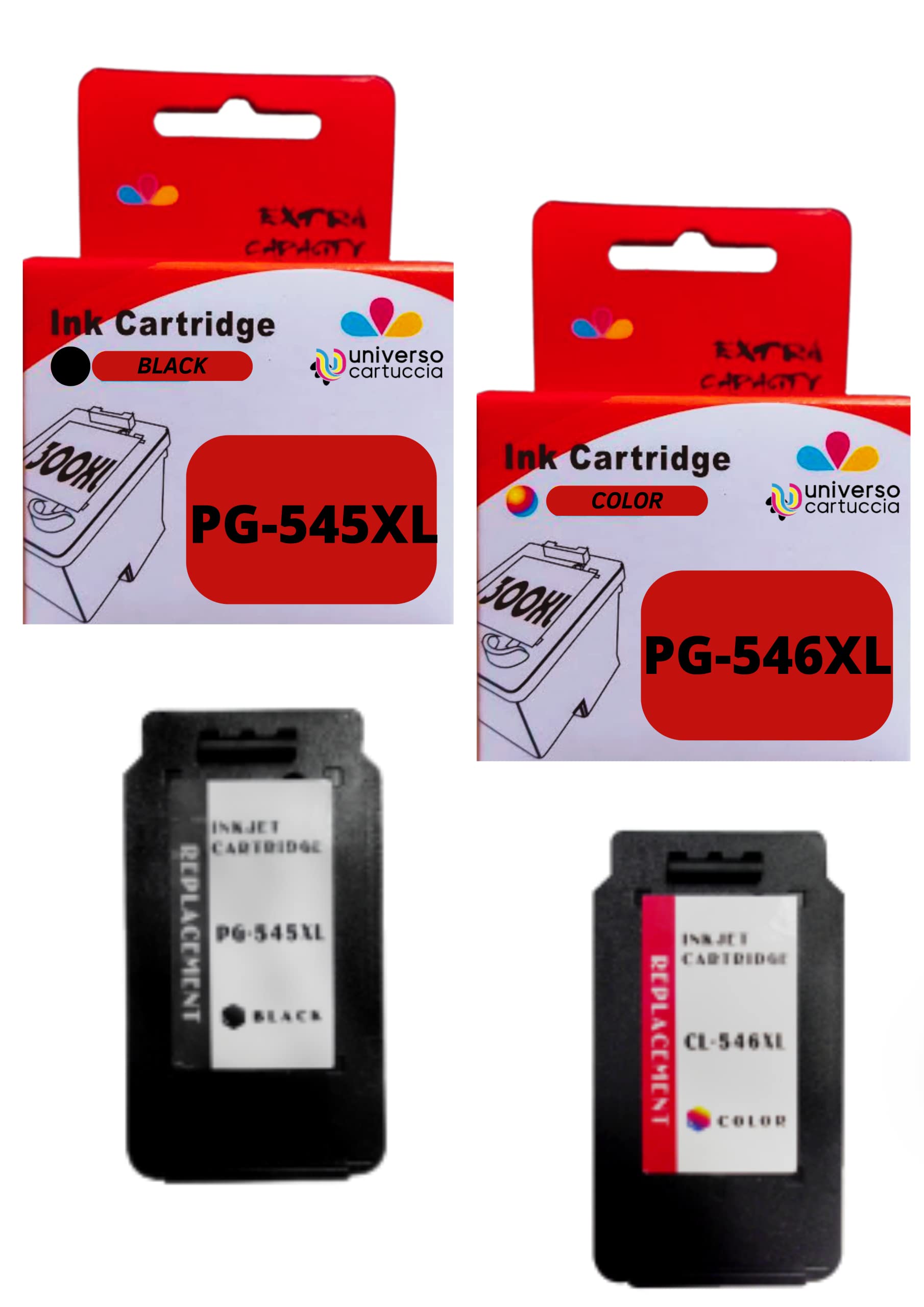 Cartucce Originali Canon CL-546 PG-545 Lotto Cartucce Inchiostro Originali Canon PG-545/CL-546 (e XL) - Per Stampanti Canon E HP Cartucce XL Per Stampanti HP Envy - Foto 3