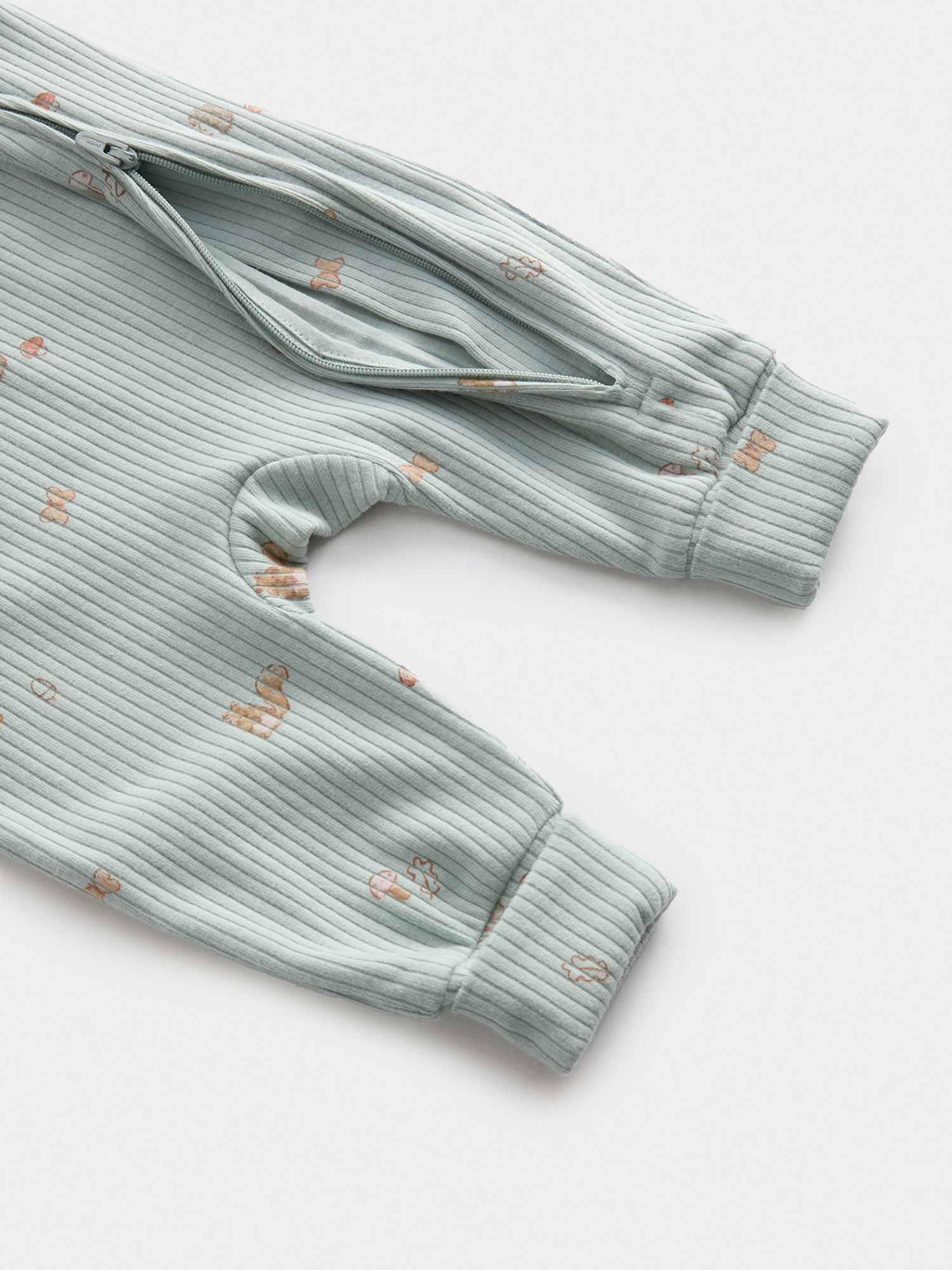 Marks & Spencer Grenouillères Bébé Lot de 3 Imprimé Forêt, Mixte Garçon et Fille, 100% Pur Coton, Coupe Standard, avec Stretch