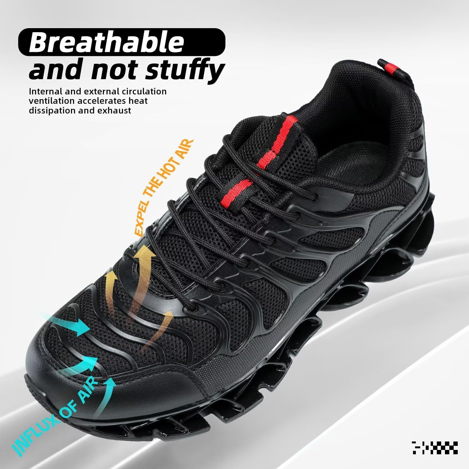 Chopben Mens Walking Shoes Fashion Athletic Sport Running Tennis Sneakers - Image 7