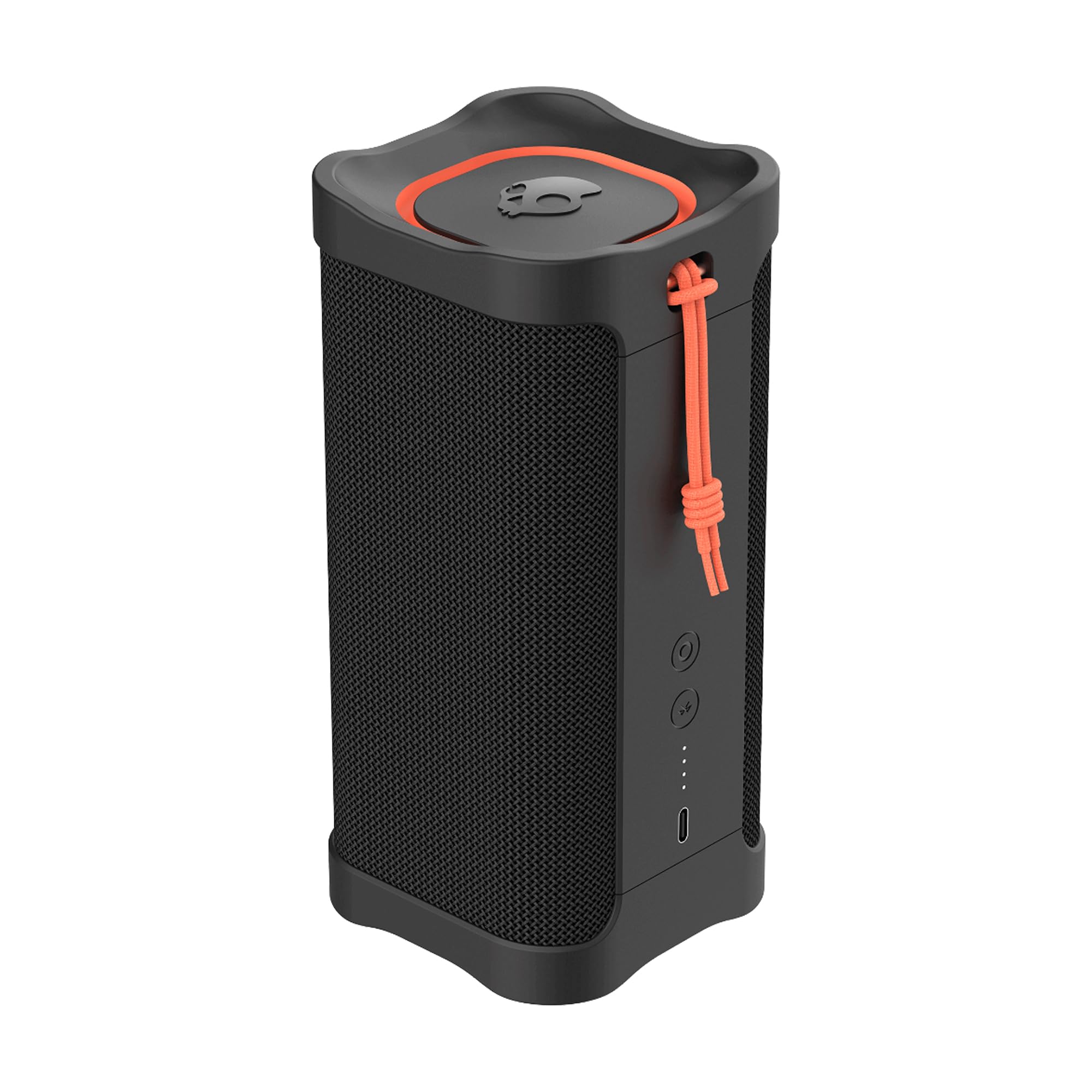 Skullcandy Terrain XL Cassa Wireless Bluetooth Portatile, Impermeabilità IPX7, 18 Ore di Autonomia, Stereo True Wireless con Cinghia Integrata per Viaggi e Uso all’Aperto - Black