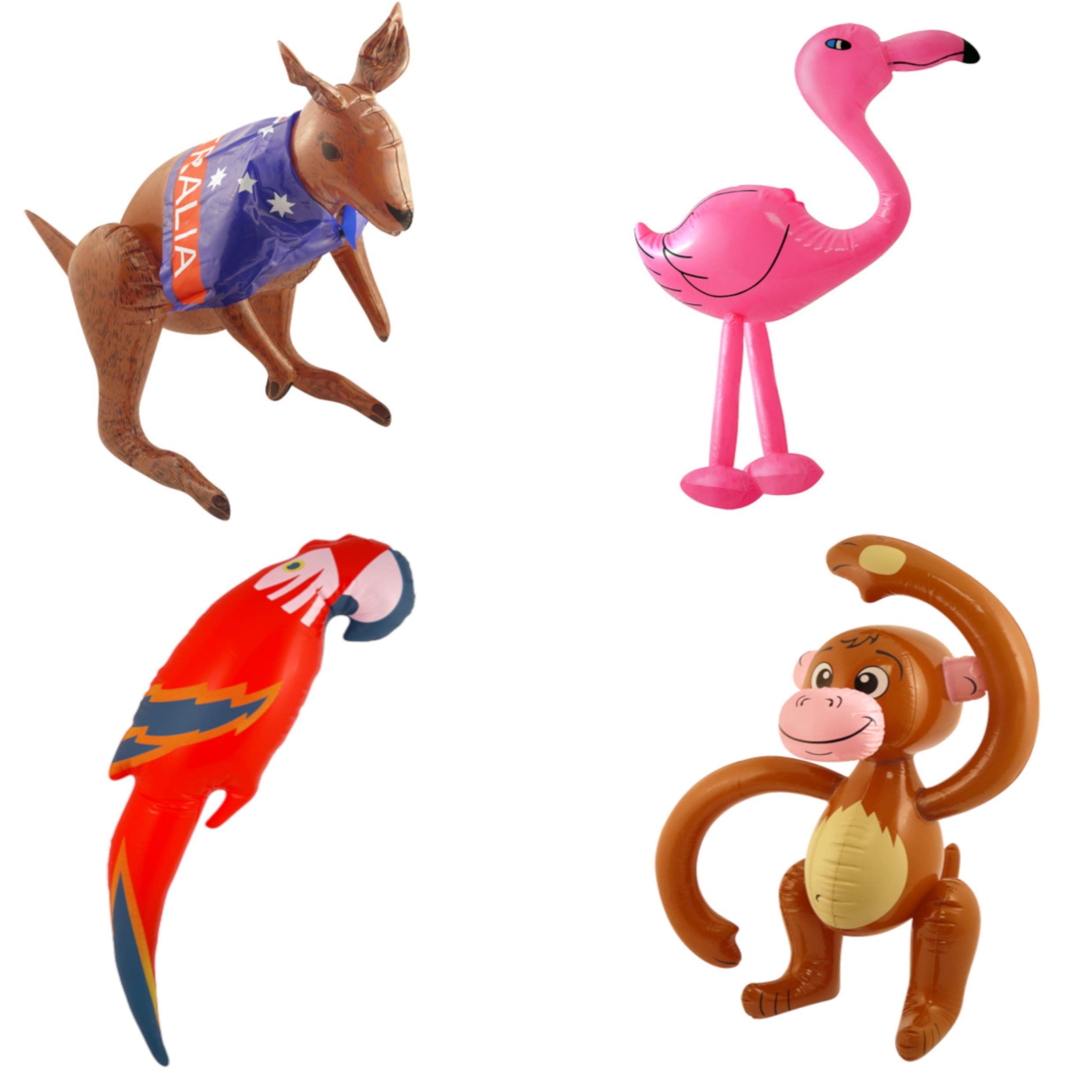 Lifeessentials11 Kids party Fancy dress item inflatable combo pack of Kangaroo/Flamingo/parrot/Monkey