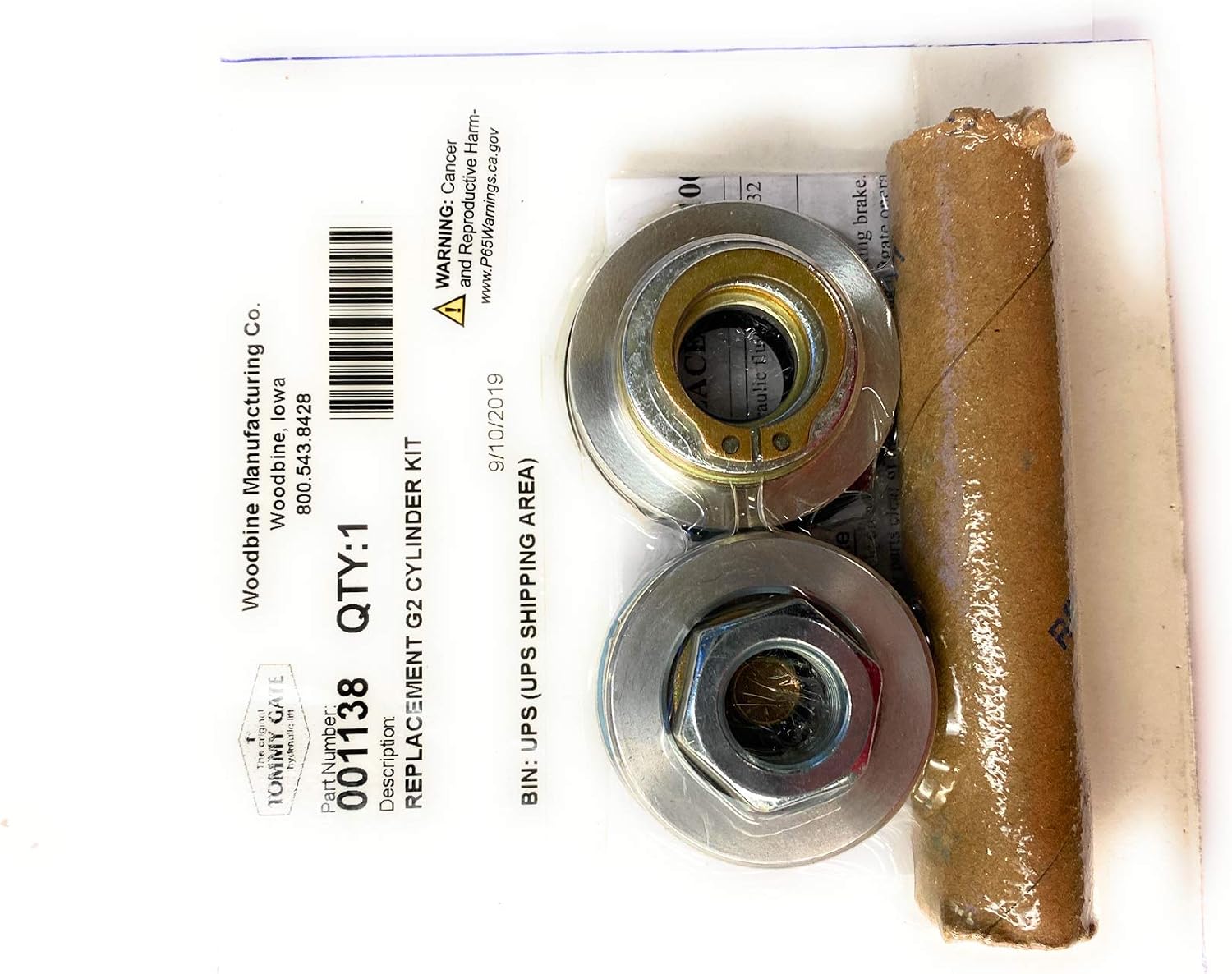 Part #001138 OEM G2 Series Hydraulic Cylinder Seal Kit/Rebuild Kit