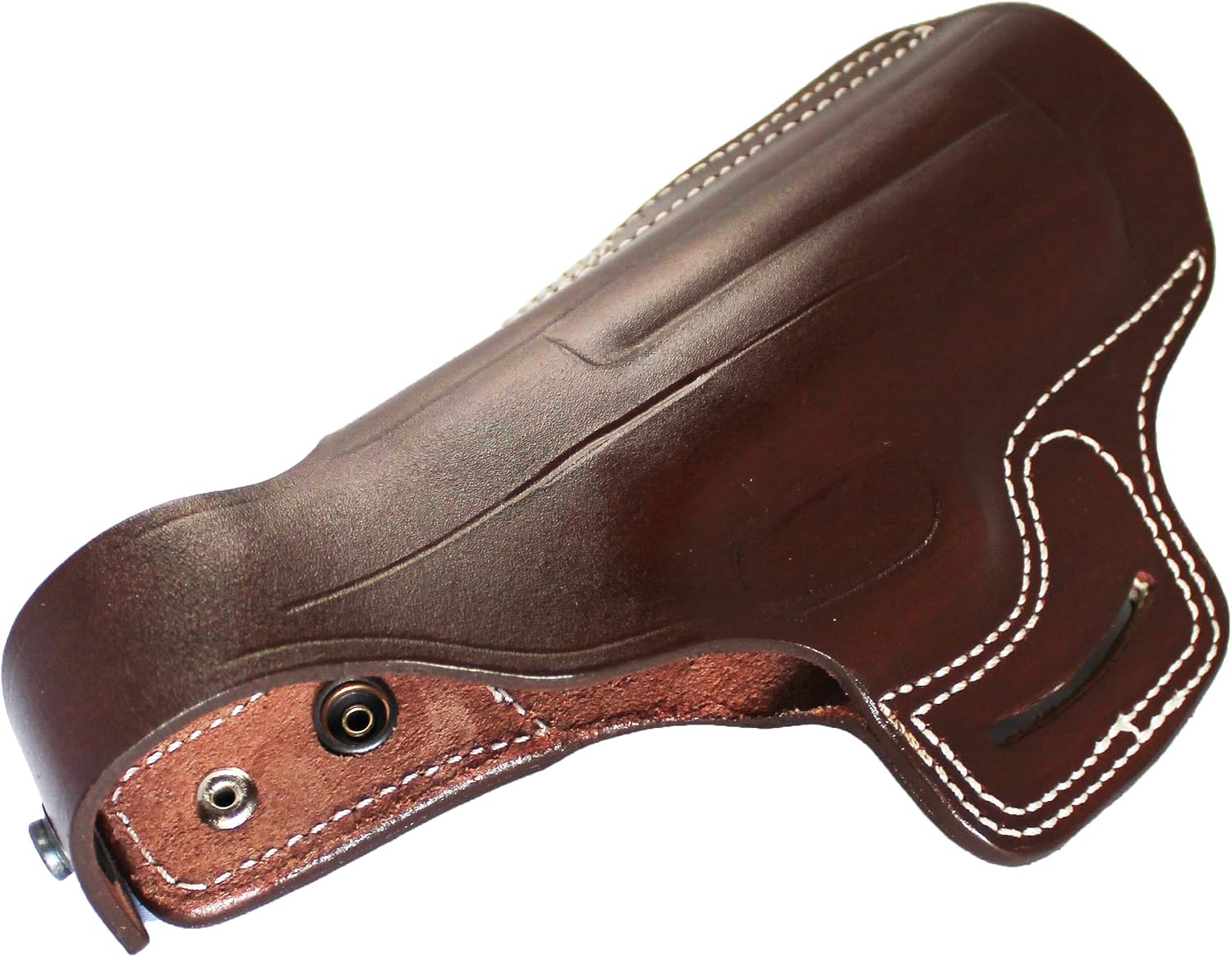 YT HOBBY Handmade Leather OWB Carry Two Slot Thumb Break Gun Holster for SW MP 2.0 Full Size