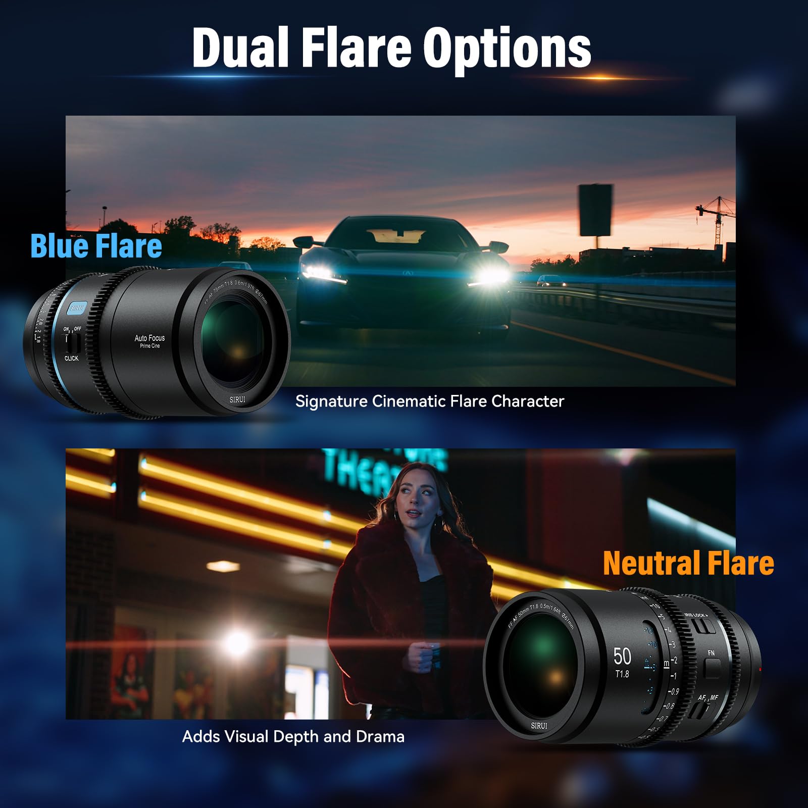 Amazon.com : SIRUI Astra 50mm 1.33X Full Frame Auto Focus