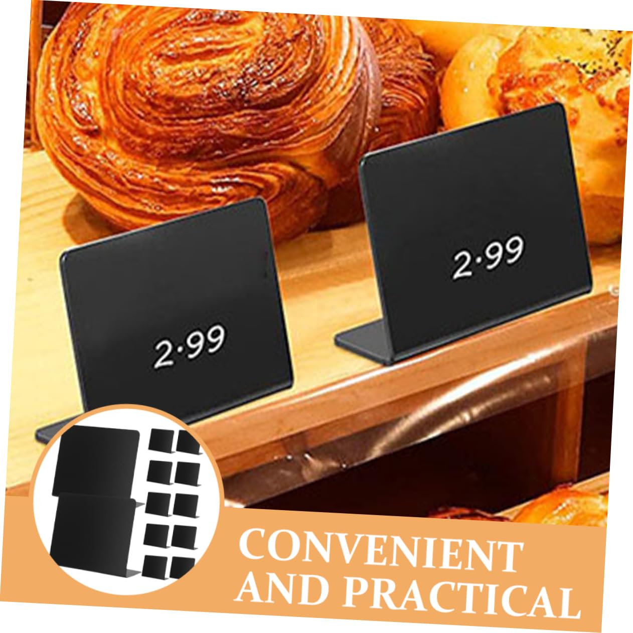 SEWACC 48stücke Mini Kreidetafeln Für Preisanzeigen Multifunktionale Form Tafel Für Restaurant Hochzeit Und Partys Stabile Materialien Einfache Handhabung Und Dekorativ