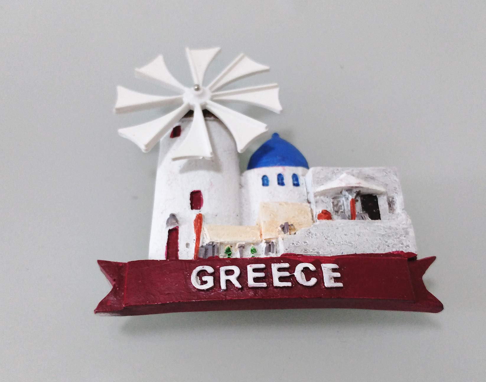 Santorini Grecia Viaggio Souvenir 3D Magnete Frigorifero