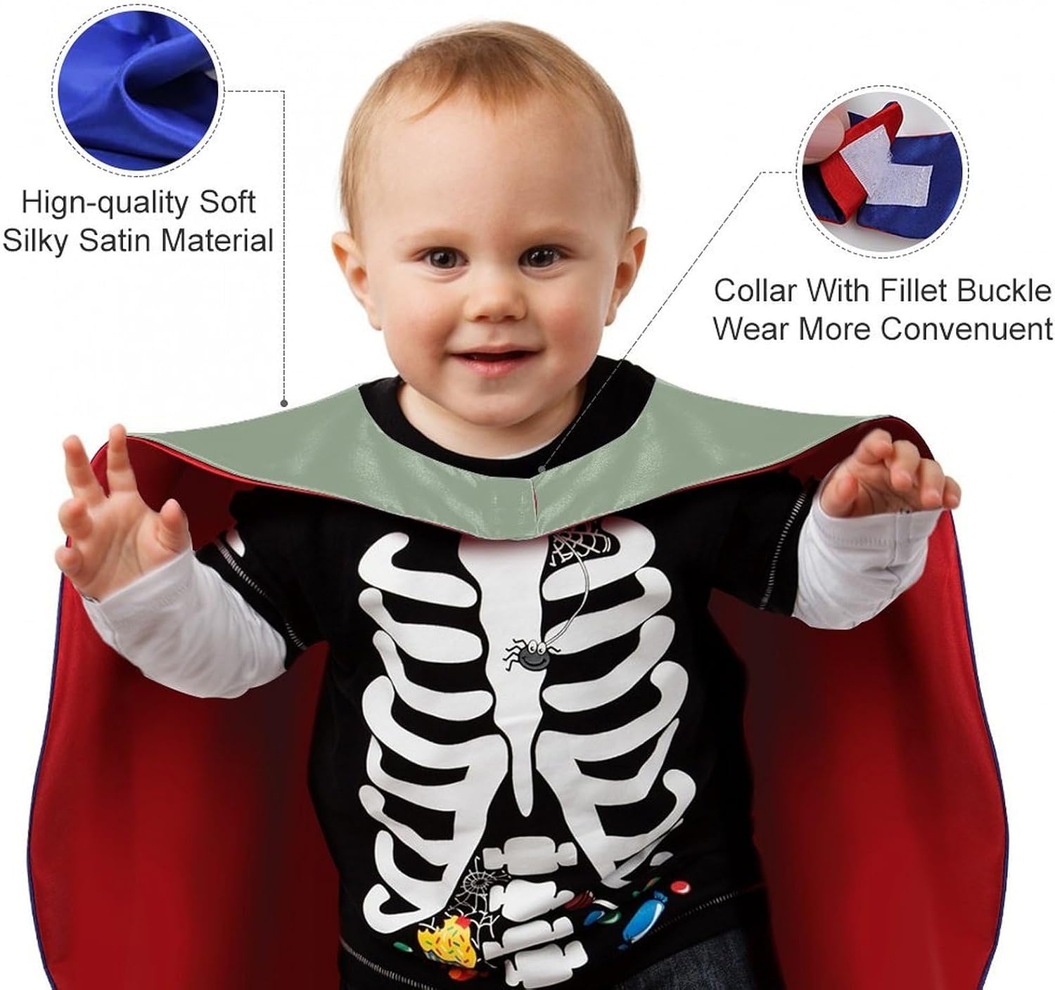 Renaissance Cape Halloween Costume for Men Women Orange Fox Face Vintage Capelet for Cosplay Parties