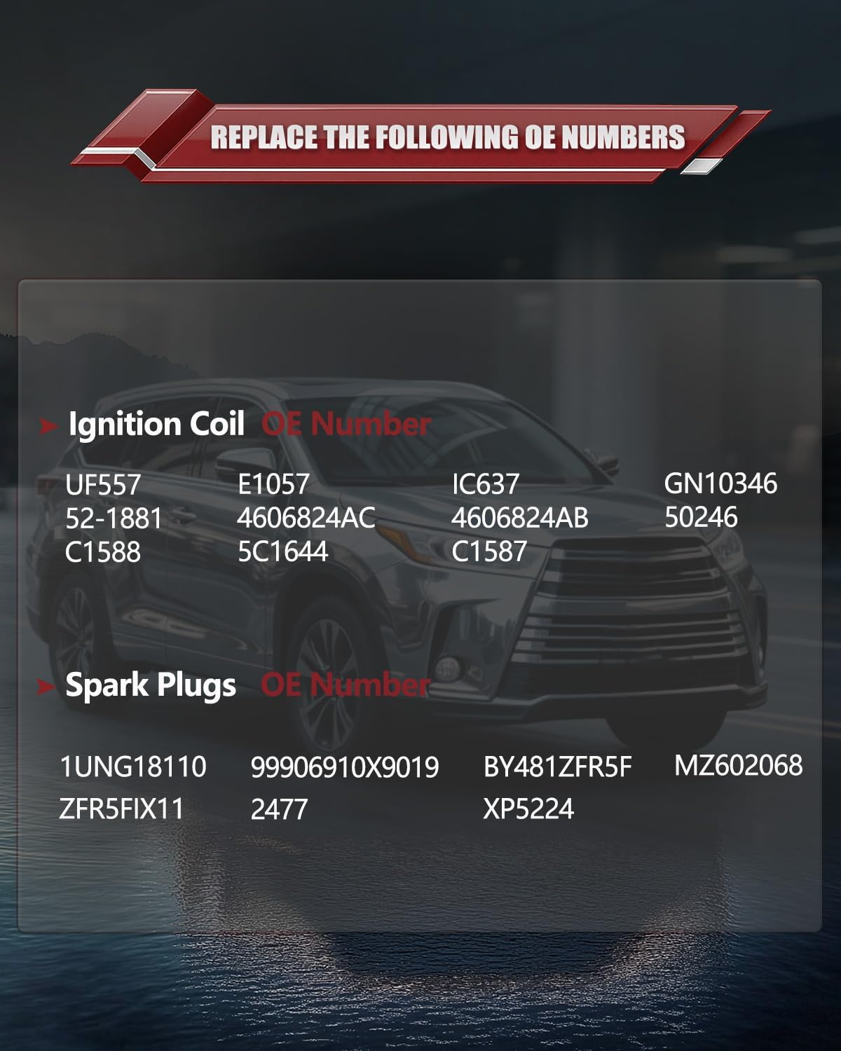 OKLPF Ignition Coil Pack UF557 and Iridium Spark Plug 2477 of 4 Compatible with 2007-2014 Chrysler 200 Sebring,2007-2020 Dodge Avenger Caliber Journey,2007-2017 Jeep Compass Patriot L4 2.0L 2.4L