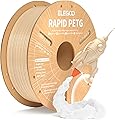 ELEGOO Rapid PETG Filament 1.75mm Beige 1kg, High Speed 3D Printer Filament 30-600mm/s, Dimensional Accuracy +/- 0.03mm, 1kg Spool in Cardboard (1kg) for FDM 3D Printers