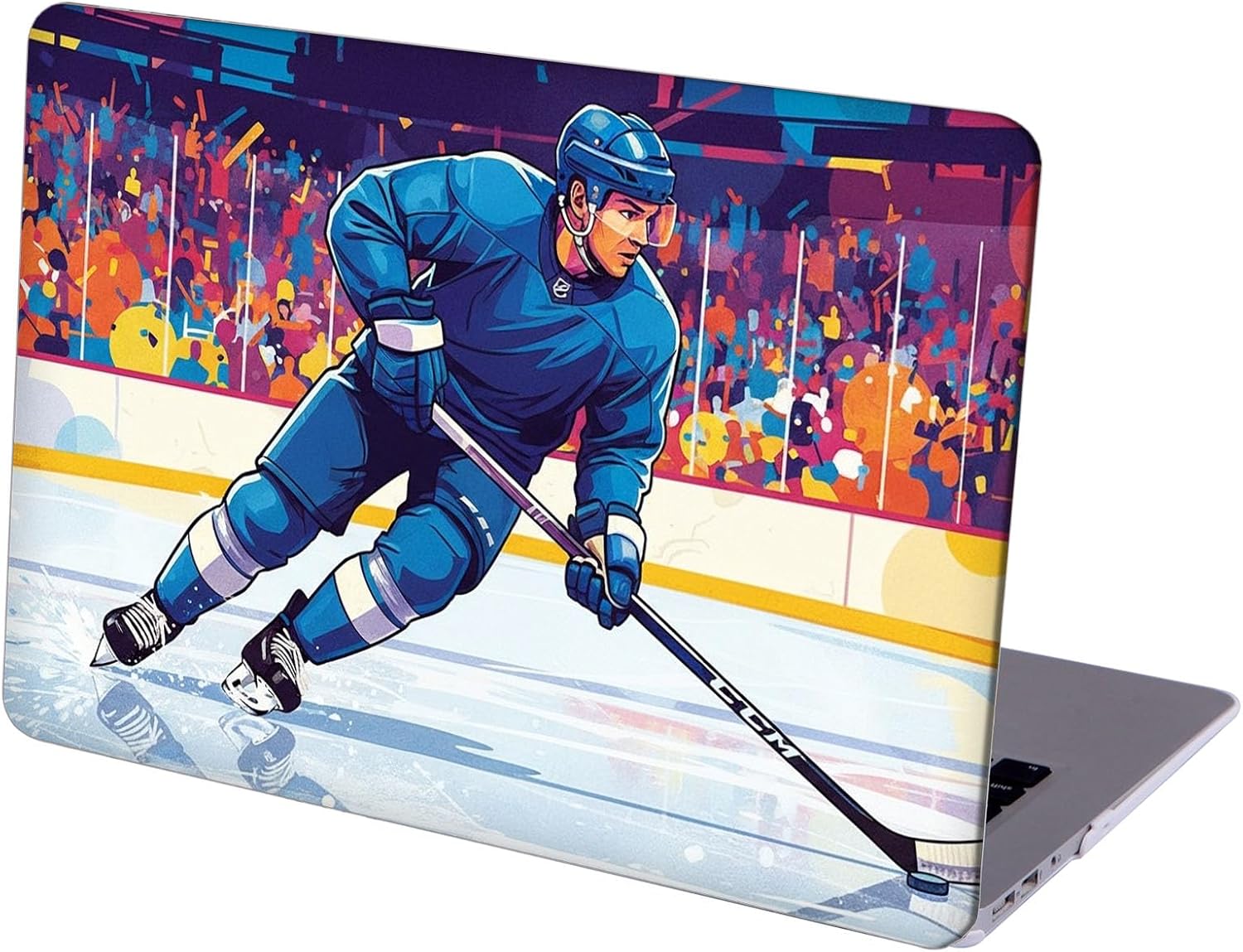 Compatible with MacBook Neo 13-inch, Hard Shell Case with Keyboard Cover and Screen Protector (A3404 A18 Pro chip, 2026 Release) - Hockey MC22474