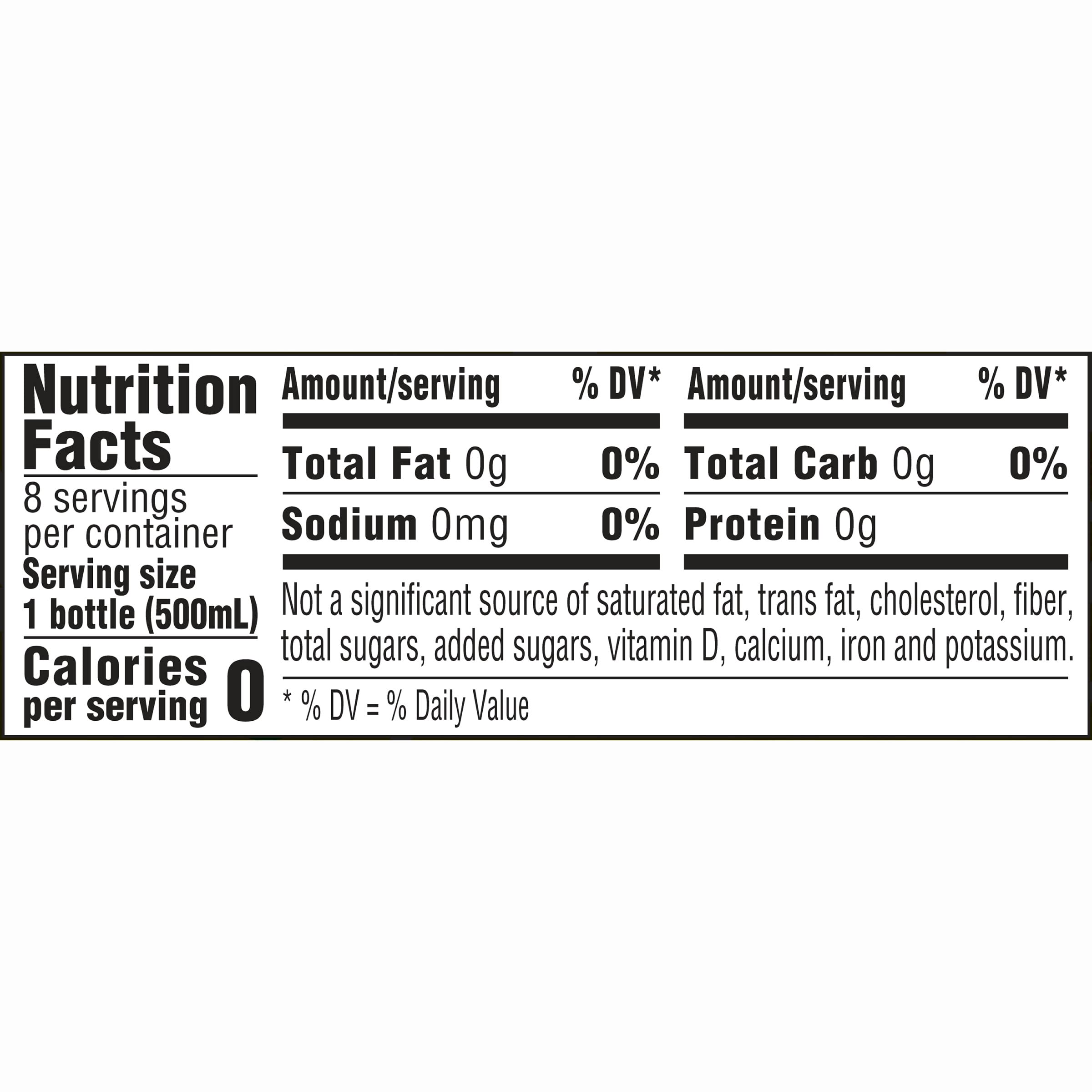Deer Park Sparkling Water, Lemon, 16.9 Fl Oz (Pack of 8)