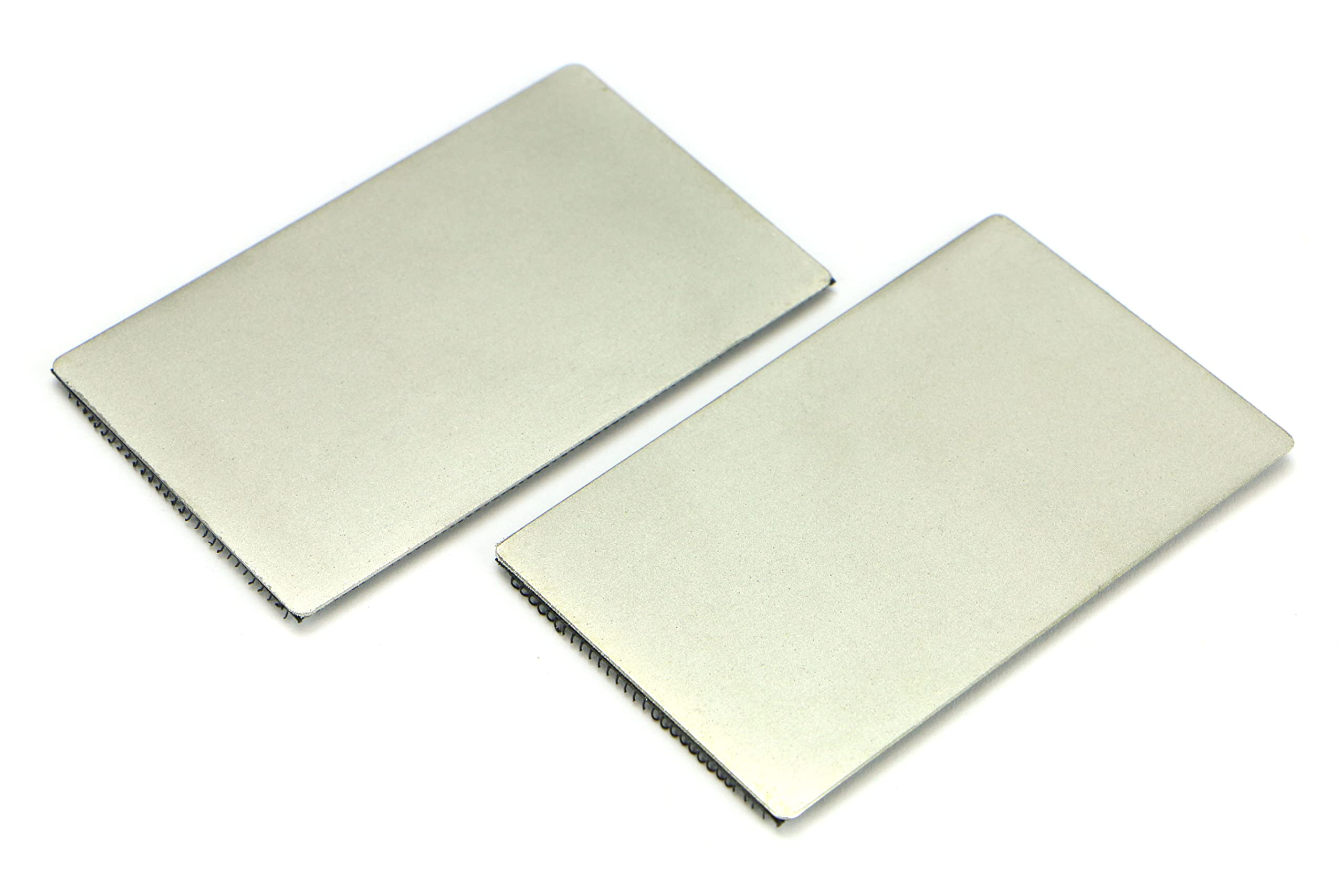 Sharp Patch - Diamond Sharpener Utility Patch. for Knife, Axe, Tool and Fishing Hook Sharpening. ‘Hook’ Type Fastener Rear. Credit Card Size with Universal #1000 fine grit. UK-Made. (2 Pack)
