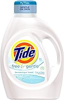 Vista 10 de Tide Free & Gentle HE - Detergente líquido para ropa, sin fragancia, 1.06 L (25 cargas) - El embalaje puede variar