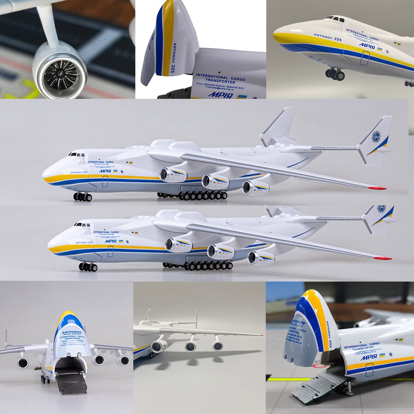 1:200 Scale Large Airplane Models Ukraine Models Jet ANTONOV