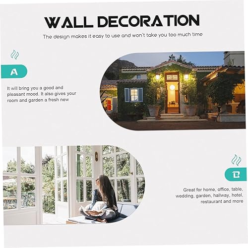 Vista 4 de GANAZONO Árbol de la vida, decoración de pared, decoración para el hogar, plantas, decoración de corazón, árbol de metal, escultura de árbol