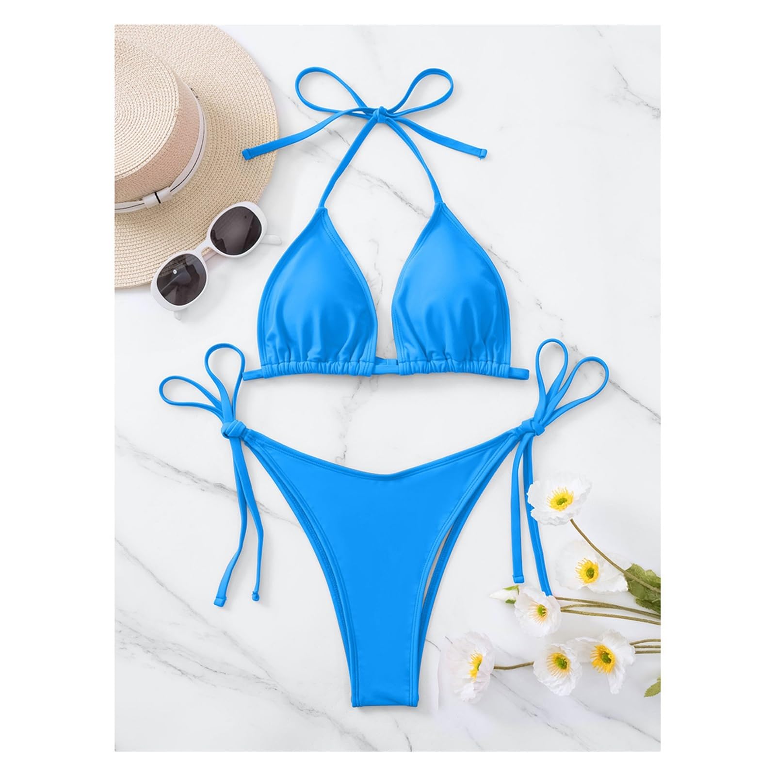 YJKJHAIG Costumi da Bagno da Donna 5 Colori Bikini Brasiliano Costumi da Bagno da Donna Costumi da Bagno da Donna Set di Bikini in Due Pezzi (Color : 5, Size : L)