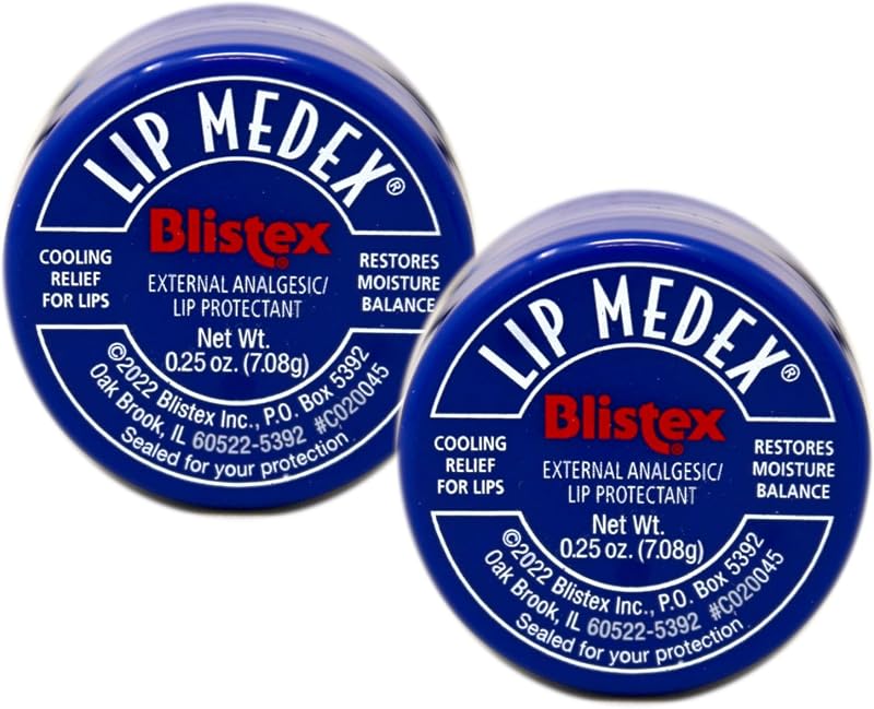 Bálsamo labial Blistex Lip Medex, pacote com 2 unidades