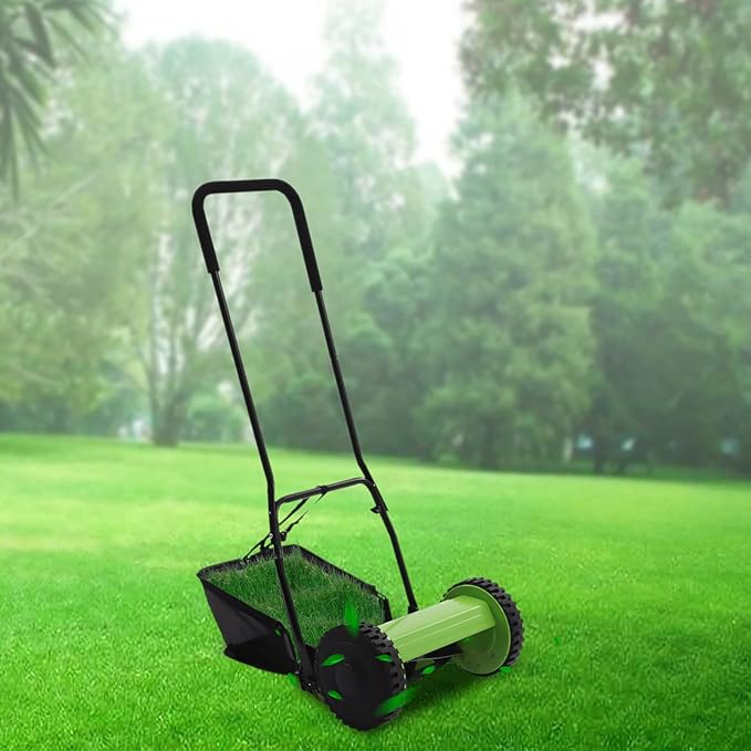 12inch Manual Push Reel Lawn Mower Push Lawn Sweeper with