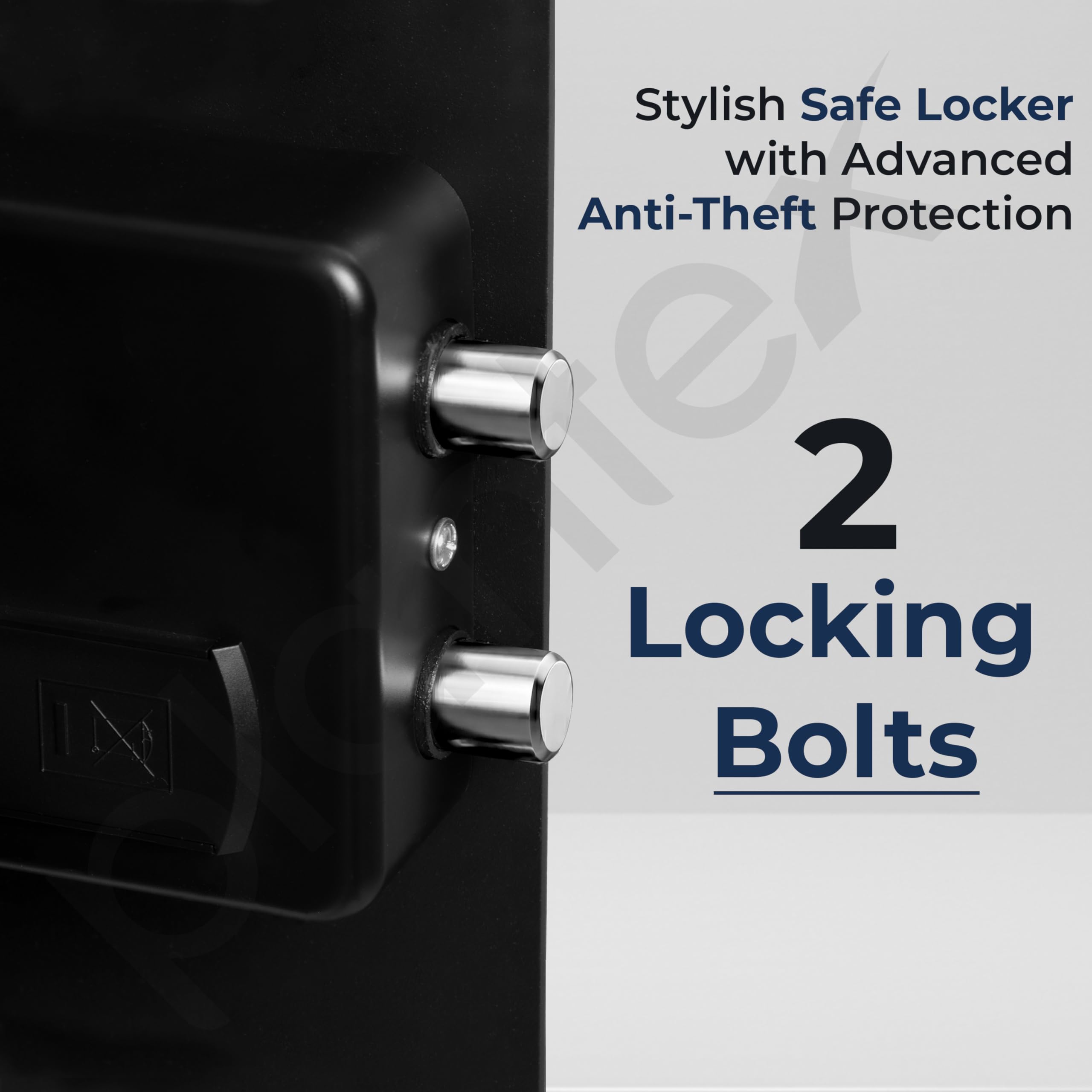 Plantex Safe Locker - Digital Keypad Lock & Emergency Key -5