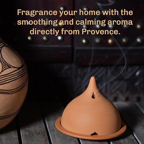 Miniatura 3 de Premium Hand-Made Ceramic Incense Burner, Incense Holder, Aromatherapy, Home Decor, Backflow Incense Powder, Cones and Stick, Made in France,