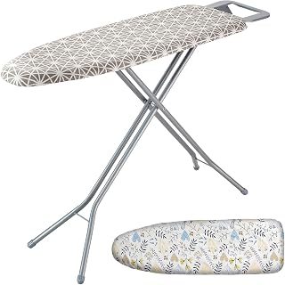 Ironing Board: 51x13 Surface, 4-Layer Thick, Heat-Resistant & 100% Cotton Covers, 7 Height Settings for Laundry (7 Height Settings for Laundry)