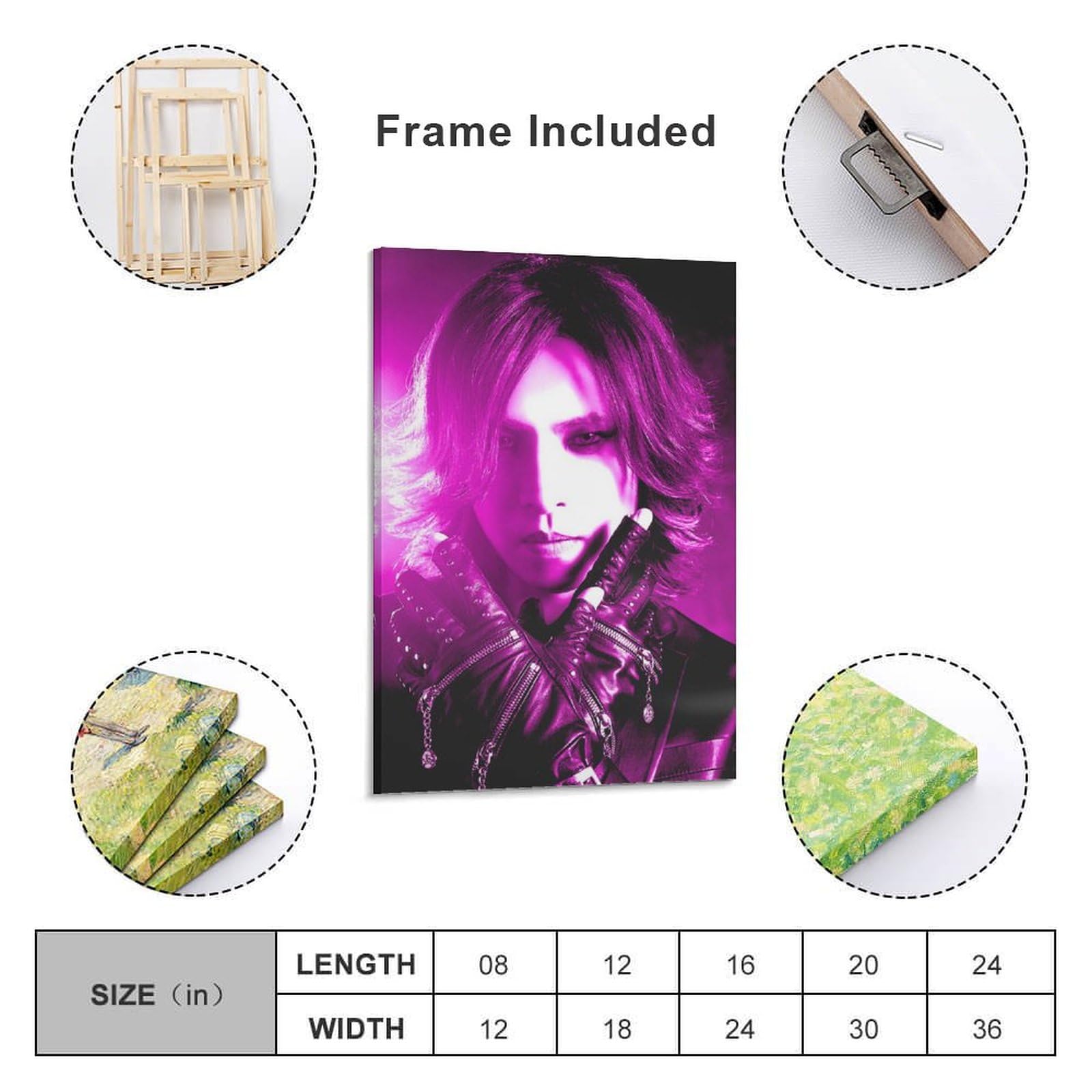 Amazon.co.jp: YOSHIKI写真ポスターアートパネル キャンバス プリント