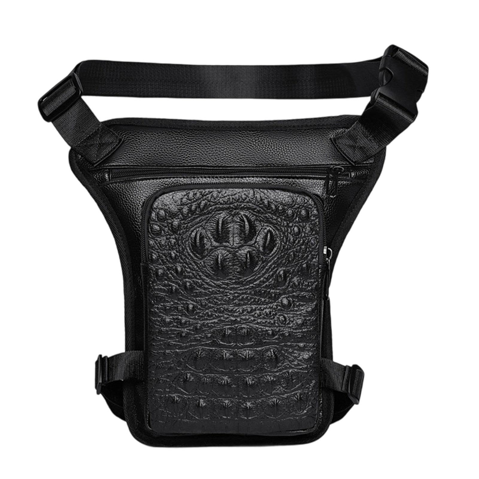 CALANDIS Motorcycle Drop Leg Bag Casual Zip Closure Pouch for Cycling Fishing Outdoor Style A | Waist Packs & Bags | Hiking Backpacks | Camping & Hiking | Outdoor Sports | Sporting Goods-image-23