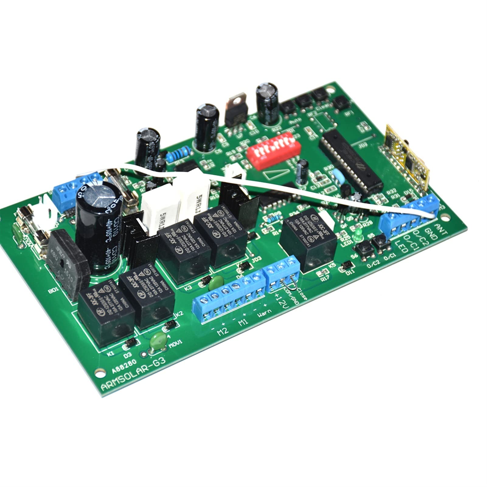 Automatyczne Samozamykacze, 1. 2V DC. Swing Sterownik za pomocą pilota 4 SZTUK Liniowy podwójny ramię elektroniczny silnik drzwi(12v board no remote)