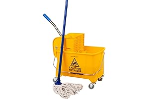 Mind Reader Floor Mop Spinner with Bucket