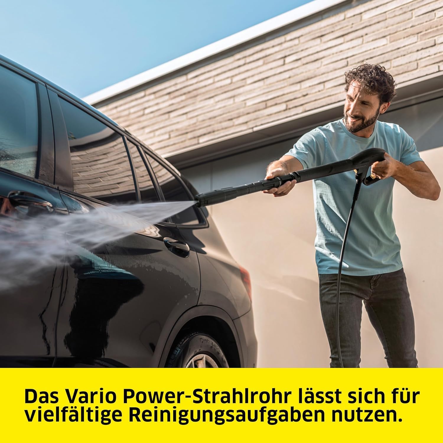 Kärcher Hochdruckreiniger K 7 WCM FJ, Druck: Max. 180 bar, Fördermenge: Maximum 600 l/h, Flächenleistung: 60 m²/h, inkl. Schaumdüse für höchste Schmutzlösekraft, gelb