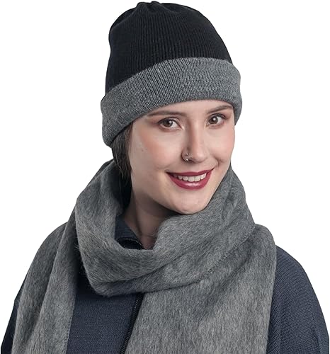 Miniatura 5 de Gamboa Sombrero de alpaca para hombres y mujeres, gorros de invierno de lana cálida peruana