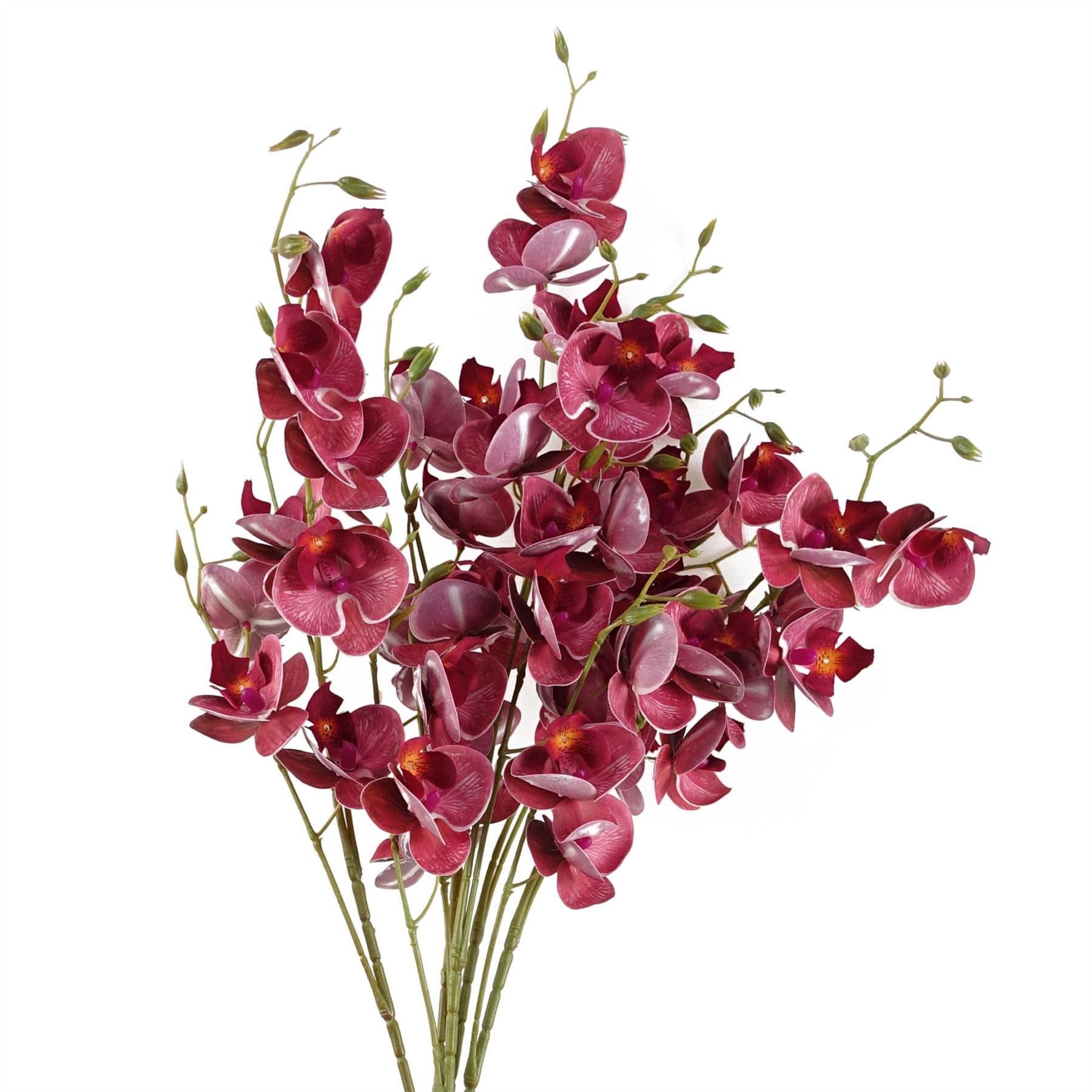 Artificial Mini Orchid Stem - 80cm - Dark Pink - Pack of 6