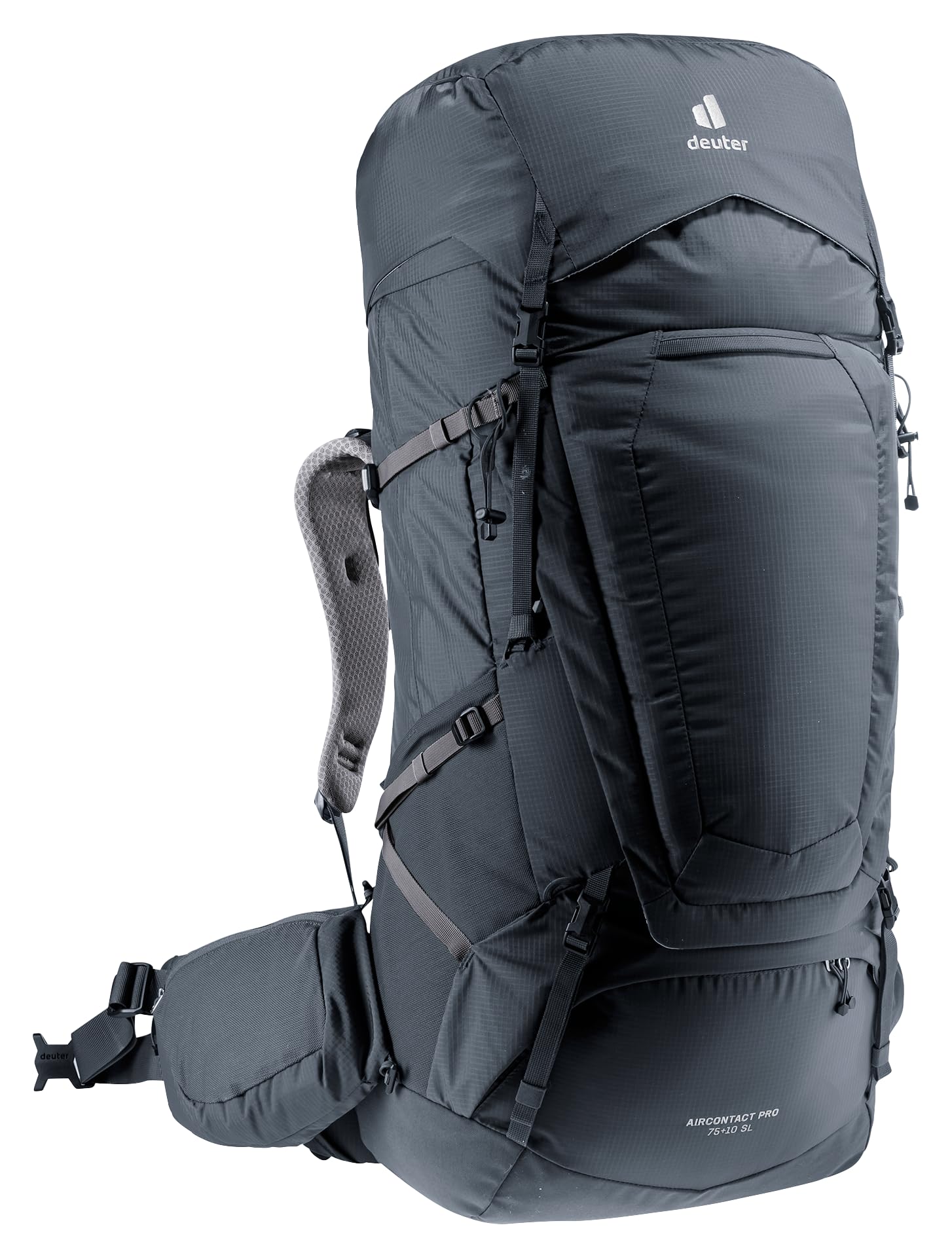 deuter Aircontact Pro 85+10 plecak trekkingowy, Kolor: czarny, 85+10 L, Minimalistyczny