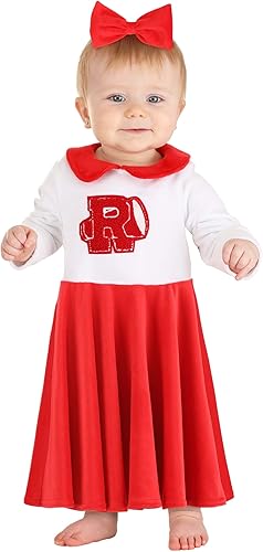 Miniatura 4 de Disfraz de animadora infantil con licencia oficial de Grease Rydell High en material de peluche