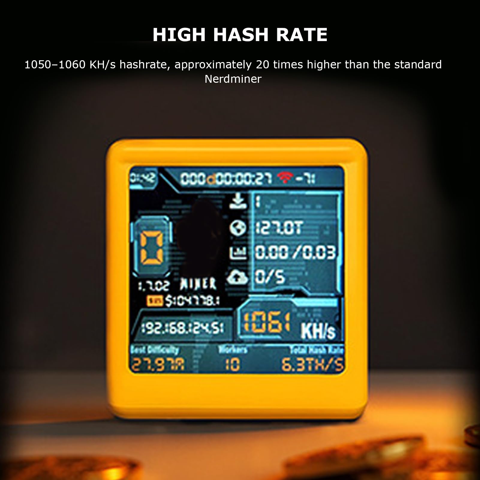 Ejoyous Bitcoin Miner, machine d'extraction de crypto-monnaie Bitcoin