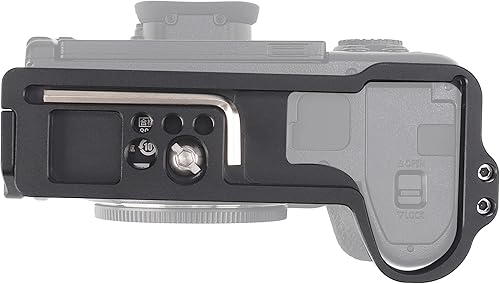 Miniatura 6 de Lumix S5 II S5 IIX, jaula de aluminio Hersmay para cámara Panasonic LUMIX S5 II  S5 IIX sin espejo, zapata fría integrada y riel OTAN, placa de