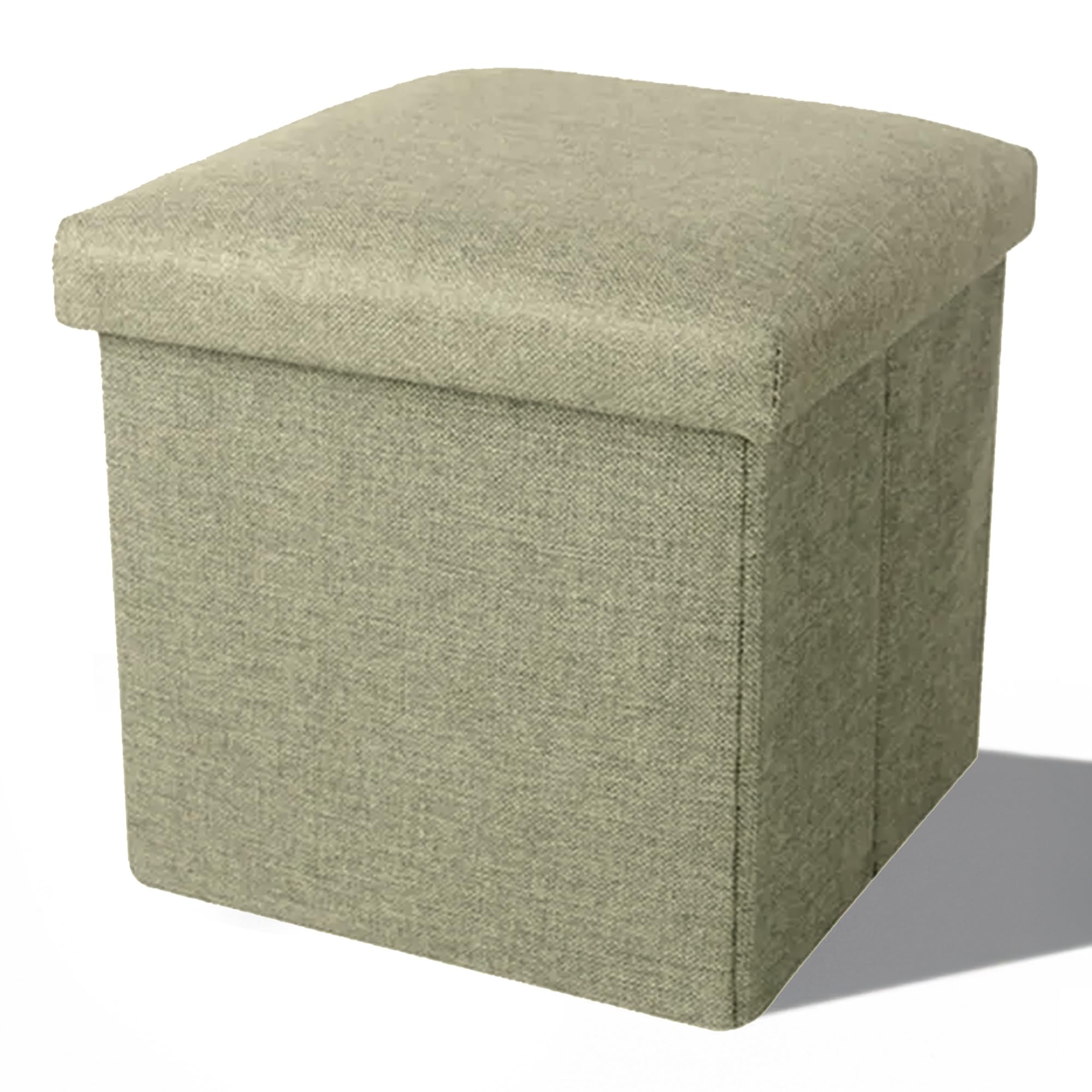 PRIME PICK Hessian Storage Stool LightGreen – Multi-Purpose Storage Stool with Cushion Seat, Durable & Stylish Storage Solution for Living Room, Bedroom & Entryway (PP-450) Light Green Pack 1-image-44