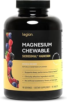 Legion Magnesium Supplement Magnesium Glycinate, 90 Servings